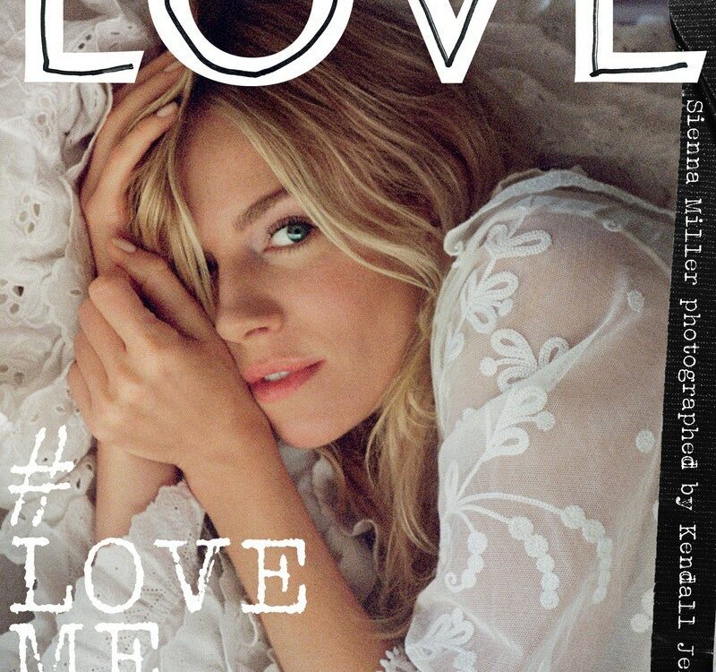 Love Magazine Sienna Miller Cover Issue 17