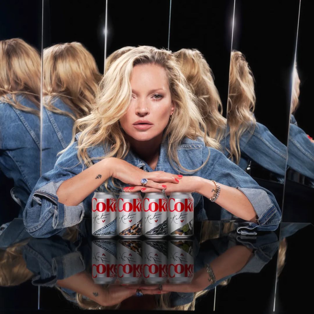 Will Kate Moss make Diet Coke fashionable again?